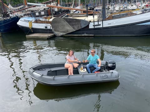 The Whaly motorboat at IJburg